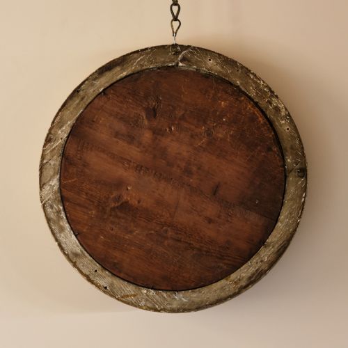 SMALL REGENCY CONVEX MIRROR C1820 - ADDITIONAL PHOTO 2