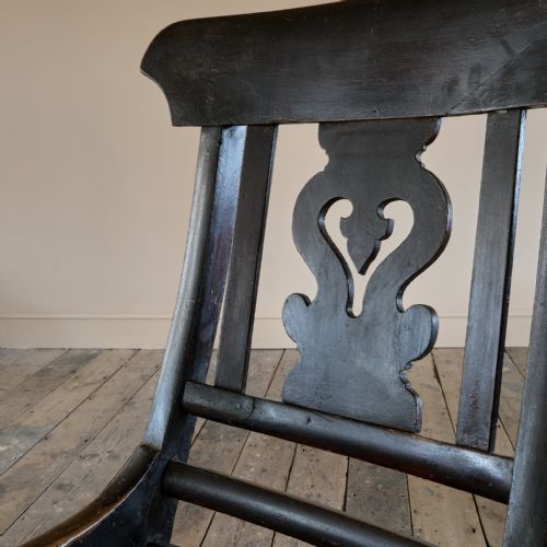 19TH CENTURY ROCKING WINDSOR CHAIR - ADDITIONAL PHOTO 8