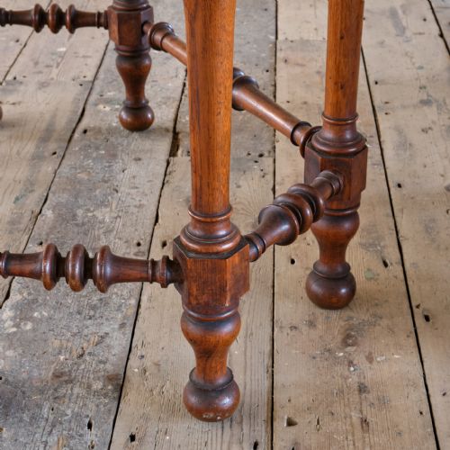 19TH CENTURY GOTHIC OAK SIDE TABLE - ADDITIONAL PHOTO 8