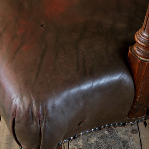 19TH CENTURY HOWARD STYLE OPEN ARMCHAIR - ADDITIONAL PHOTO 10