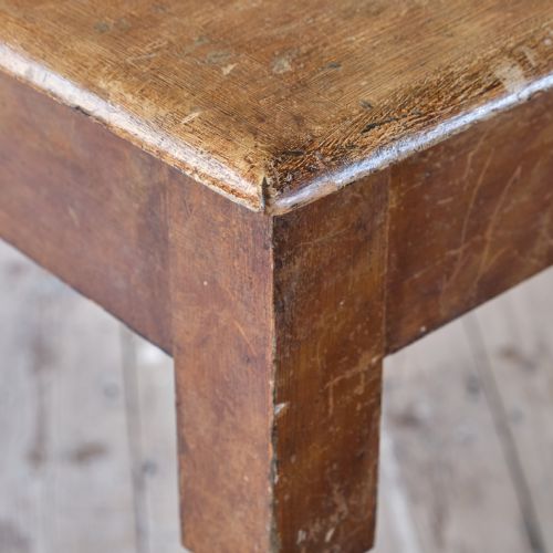 19TH CENTURY PINE CONSOLE TABLE IN ORIGINAL PAINT - ADDITIONAL PHOTO 5