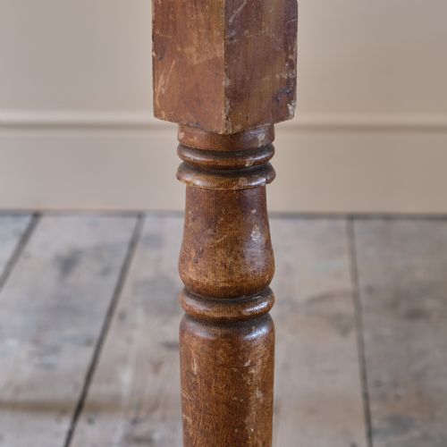 19TH CENTURY PINE CONSOLE TABLE IN ORIGINAL PAINT - ADDITIONAL PHOTO 10