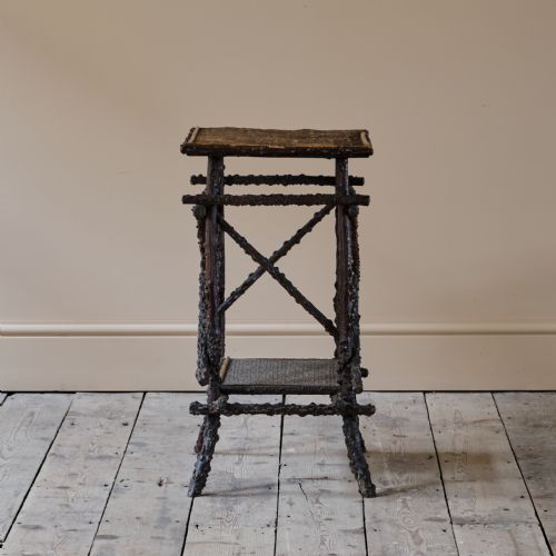 19TH CENTURY STICK TABLE BY W F NEEDHAM - ADDITIONAL PHOTO 3