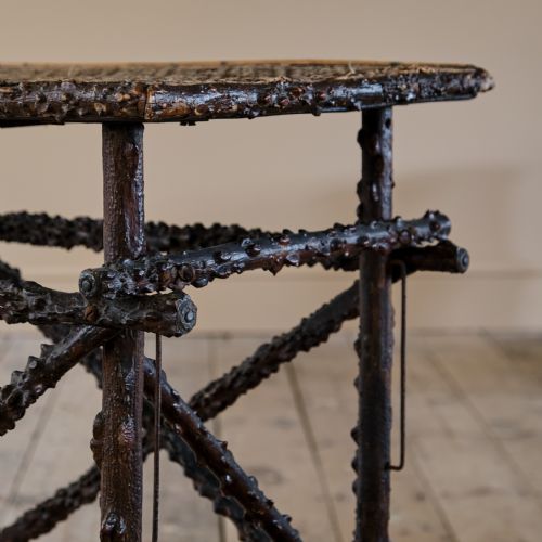 19TH CENTURY STICK TABLE BY W F NEEDHAM - ADDITIONAL PHOTO 9