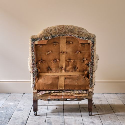 19TH CENTURY OPEN ARMCHAIR - ADDITIONAL PHOTO 5