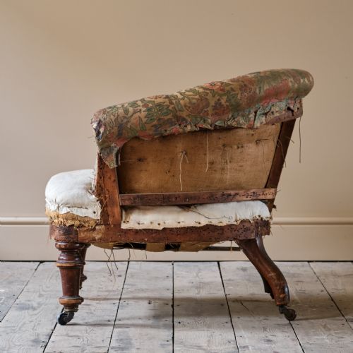 19TH CENTURY TUB BACK ARMCHAIR - ADDITIONAL PHOTO 7