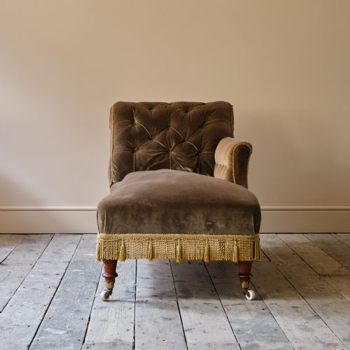 19TH CENTURY COUNTRY HOUSE CHAISE LONGUE - ADDITIONAL PHOTO 7