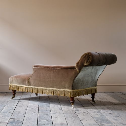 19TH CENTURY COUNTRY HOUSE CHAISE LONGUE - ADDITIONAL PHOTO 10