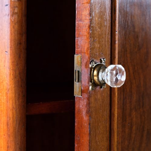 19TH CENTURY MAHOGANY POT CUPBOARD - ADDITIONAL PHOTO 1