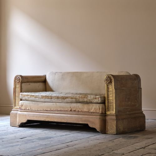 EARLY 20TH CENTURY OAK SOFA - ADDITIONAL PHOTO 3