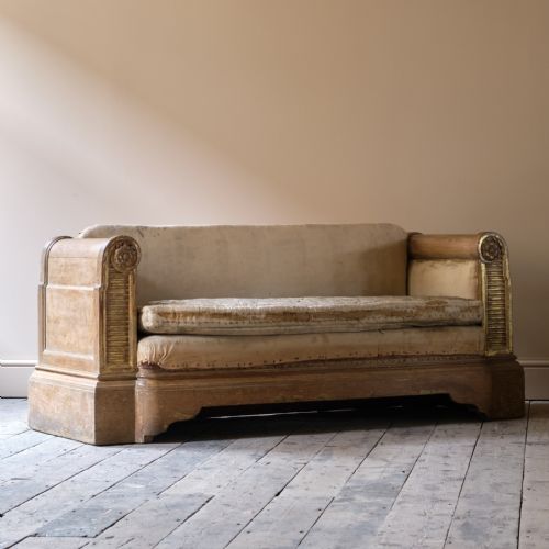 EARLY 20TH CENTURY OAK SOFA - ADDITIONAL PHOTO 4