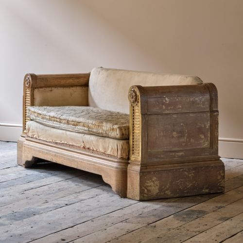 EARLY 20TH CENTURY OAK SOFA - ADDITIONAL PHOTO 5