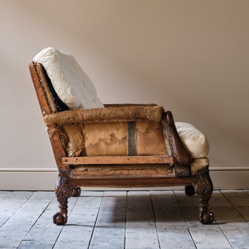 EARLY 20TH CENTURY COUNTRY HOUSE SOFA - ADDITIONAL PHOTO 7