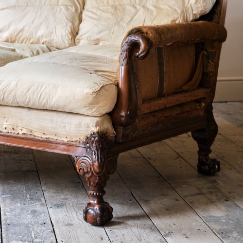 EARLY 20TH CENTURY COUNTRY HOUSE SOFA - ADDITIONAL PHOTO 17