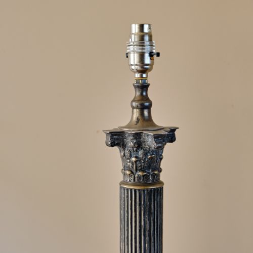 ANTIQUE CORINTHIAN TABLE LAMP - ADDITIONAL PHOTO 1