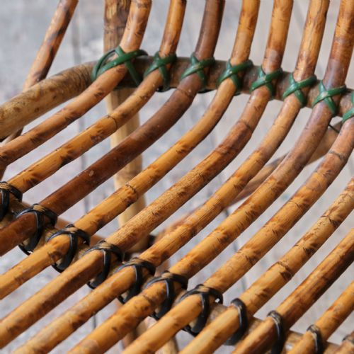 CANE AND RATTAN ARMCHAIR - ADDITIONAL PHOTO 9
