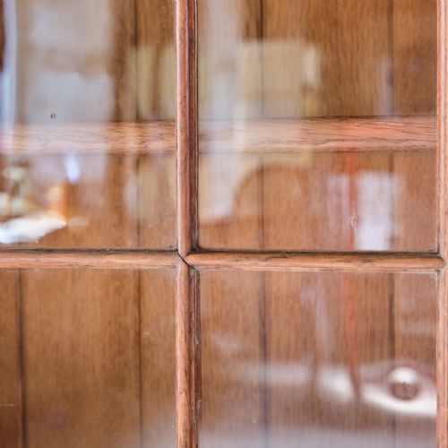 COTSWOLD SCHOOL GLAZED OAK BOOKCASE - ADDITIONAL PHOTO 3