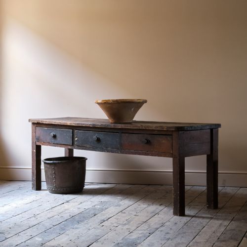GEORGIAN PINE DRESSER BASE - ADDITIONAL PHOTO 5