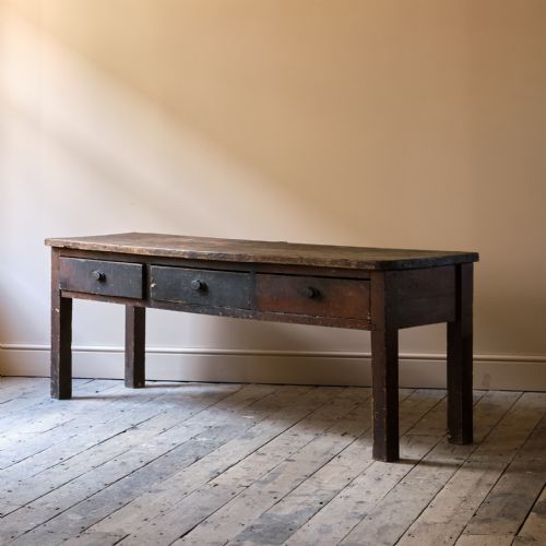 GEORGIAN PINE DRESSER BASE - ADDITIONAL PHOTO 6