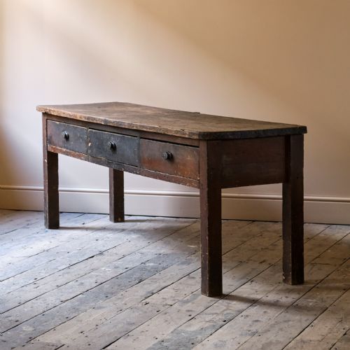 GEORGIAN PINE DRESSER BASE - ADDITIONAL PHOTO 7