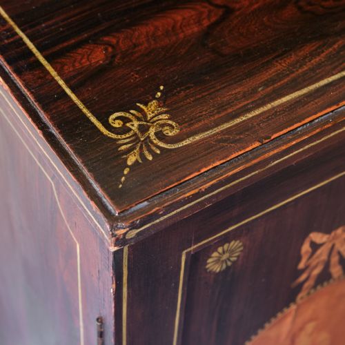 REGENCY PINE CHIFFONIER IN SIMULATED ROSEWOOD PAINT - ADDITIONAL PHOTO 3
