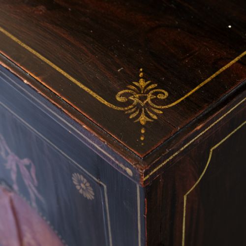 REGENCY PINE CHIFFONIER IN SIMULATED ROSEWOOD PAINT - ADDITIONAL PHOTO 4