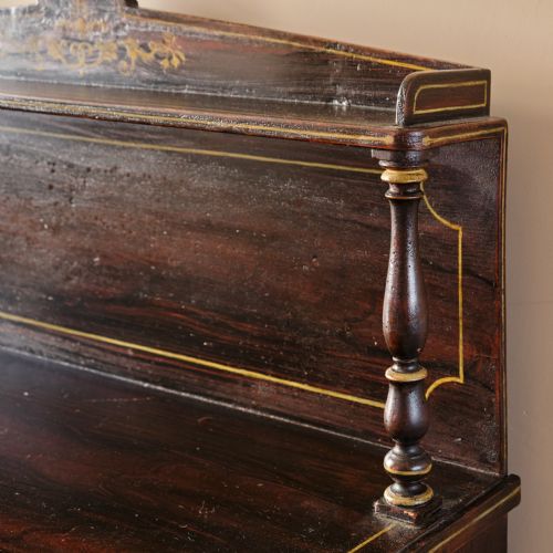 REGENCY PINE CHIFFONIER IN SIMULATED ROSEWOOD PAINT - ADDITIONAL PHOTO 6