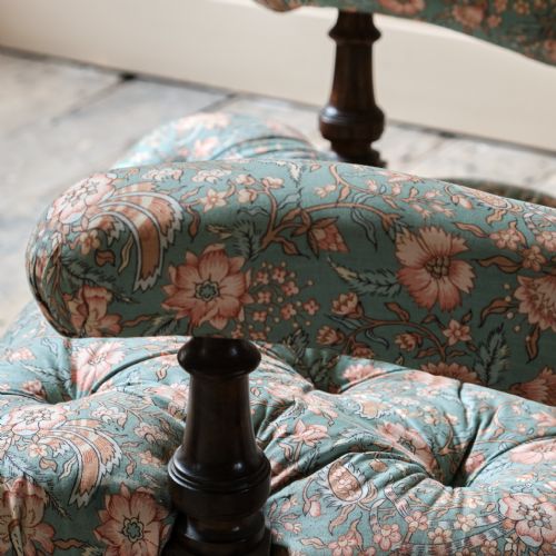 19TH CENTURY HOLLAND SONS OPEN ARMCHAIR - ADDITIONAL PHOTO 10