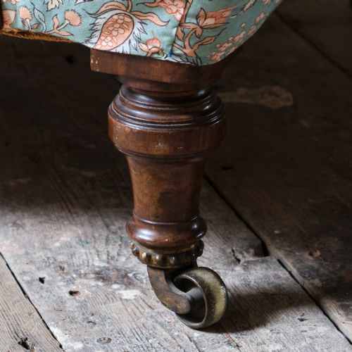 19TH CENTURY HOLLAND SONS OPEN ARMCHAIR - ADDITIONAL PHOTO 12