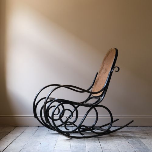 20TH CENTURY ITALIAN BENTWOOD ROCKING CHAIR - ADDITIONAL PHOTO 1