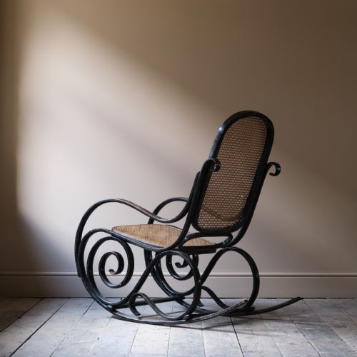 20TH CENTURY ITALIAN BENTWOOD ROCKING CHAIR - ADDITIONAL PHOTO 2