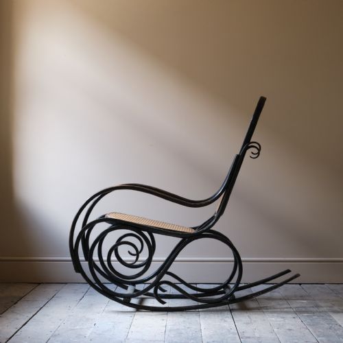 20TH CENTURY ITALIAN BENTWOOD ROCKING CHAIR - ADDITIONAL PHOTO 3
