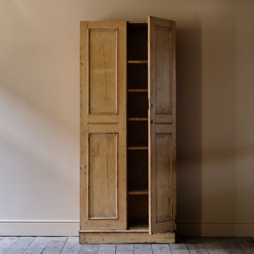 19TH CENTURY PINE CHAPEL CUPBOARD IN PAINT - ADDITIONAL PHOTO 1