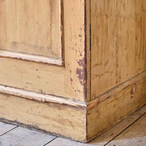 19TH CENTURY PINE CHAPEL CUPBOARD IN PAINT - ADDITIONAL PHOTO 11