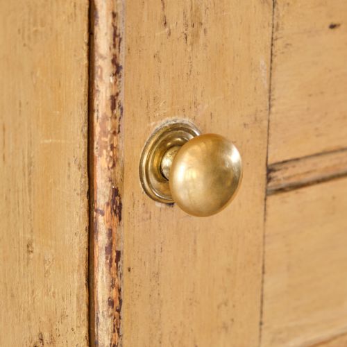 19TH CENTURY PINE CHAPEL CUPBOARD IN PAINT - ADDITIONAL PHOTO 14