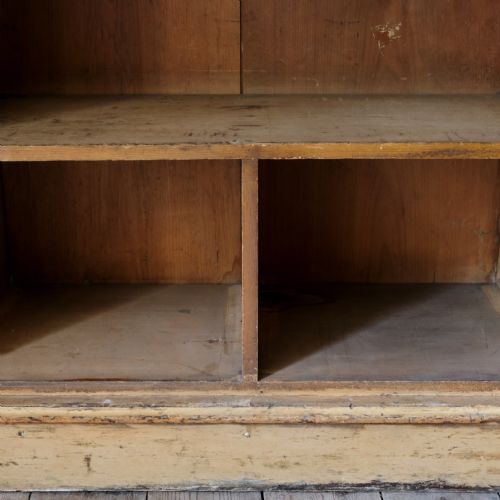 19TH CENTURY PINE CHAPEL CUPBOARD IN PAINT - ADDITIONAL PHOTO 21