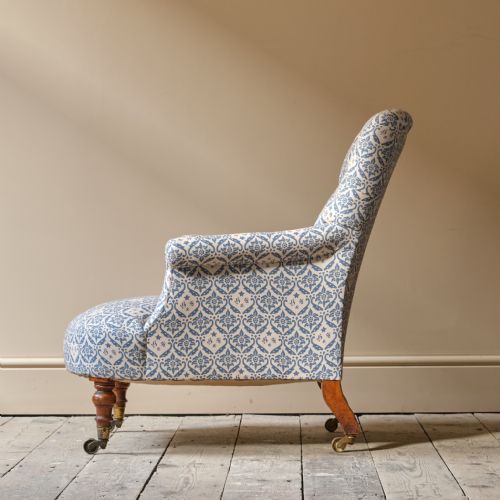 MID 19TH CENTURY HOWARD SONS ARMCHAIR - ADDITIONAL PHOTO 8