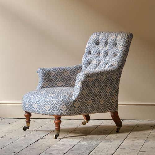 MID 19TH CENTURY HOWARD SONS ARMCHAIR - ADDITIONAL PHOTO 9