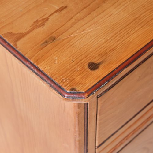 19TH CENTURY AESTHETIC MOVEMENT ASH CHEST OF DRAWERS - ADDITIONAL PHOTO 8