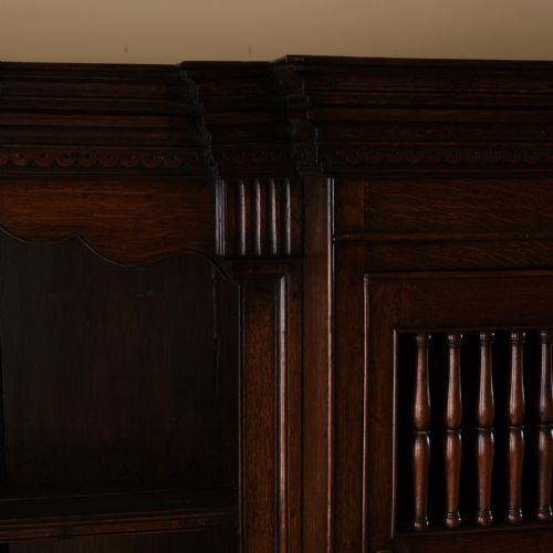 18TH CENTURY WELSH OAK LLANRWST BREAD AND CHEESE DRESSER C1780 - ADDITIONAL PHOTO 7