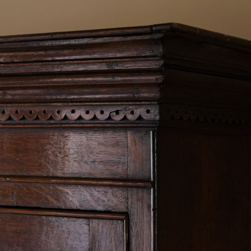 18TH CENTURY WELSH OAK LLANRWST BREAD AND CHEESE DRESSER C1780 - ADDITIONAL PHOTO 10