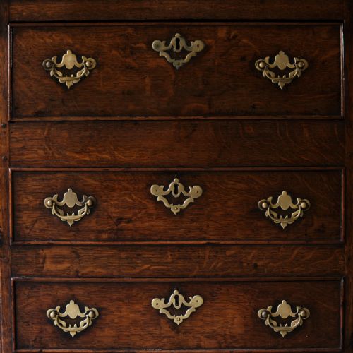 18TH CENTURY WELSH OAK LLANRWST BREAD AND CHEESE DRESSER C1780 - ADDITIONAL PHOTO 17