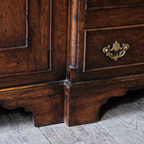 18TH CENTURY WELSH OAK LLANRWST BREAD AND CHEESE DRESSER C1780 - ADDITIONAL PHOTO 18