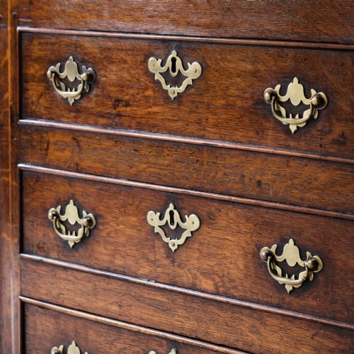 18TH CENTURY WELSH OAK LLANRWST BREAD AND CHEESE DRESSER C1780 - ADDITIONAL PHOTO 20