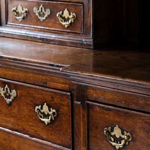 18TH CENTURY WELSH OAK LLANRWST BREAD AND CHEESE DRESSER C1780 - ADDITIONAL PHOTO 21