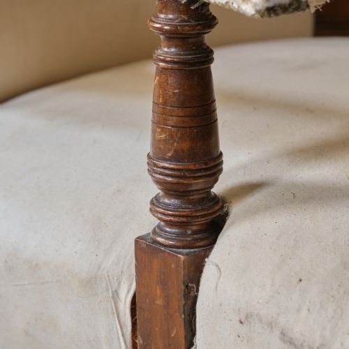 ANTIQUE HAMPTON SONS OPEN ARMCHAIR - ADDITIONAL PHOTO 2