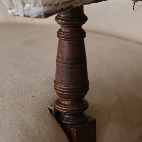 ANTIQUE HAMPTON SONS OPEN ARMCHAIR - ADDITIONAL PHOTO 3