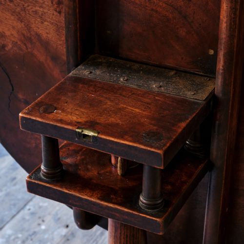 GEORGE III MAHOGANY BIRDCAGE TRIPOD TABLE - ADDITIONAL PHOTO 4