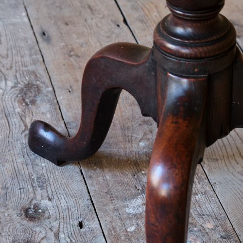 GEORGE III MAHOGANY BIRDCAGE TRIPOD TABLE - ADDITIONAL PHOTO 9