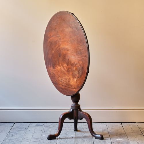 GEORGE III MAHOGANY BIRDCAGE TRIPOD TABLE - ADDITIONAL PHOTO 15